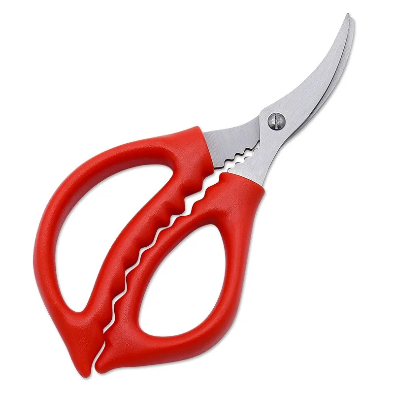 

Practical Elbow Shrimp Scissors, Stainless Steel Shrimp Line Scissors, Multi-purpose Crayfish Crab Seafood Shrimp Line Scissors