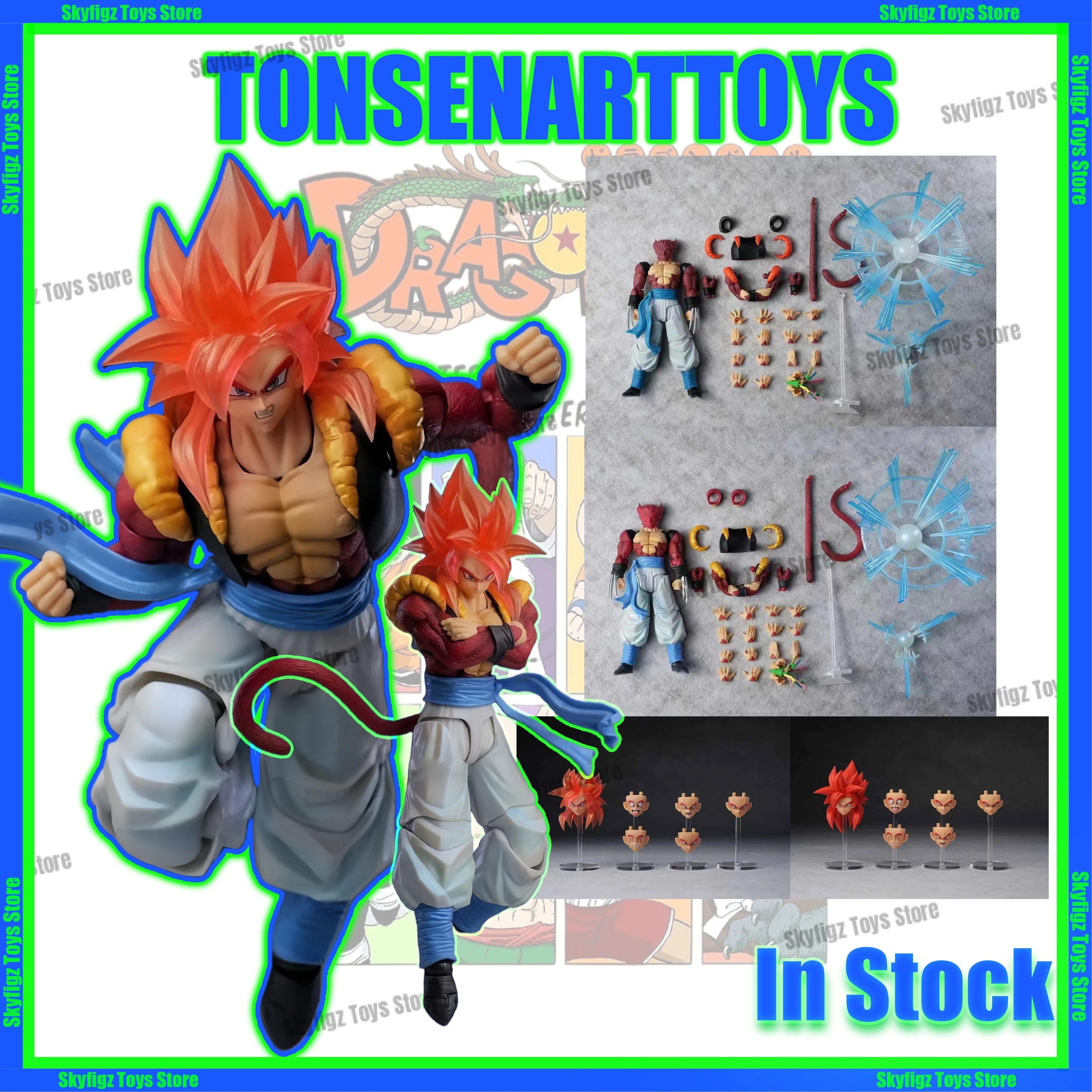 

New Product Reservation TONSENARTTOYS/KAMIONE Studio Dragon Ball Fusion Warriors Ssj4 Gogeta 1/12 Movable Model