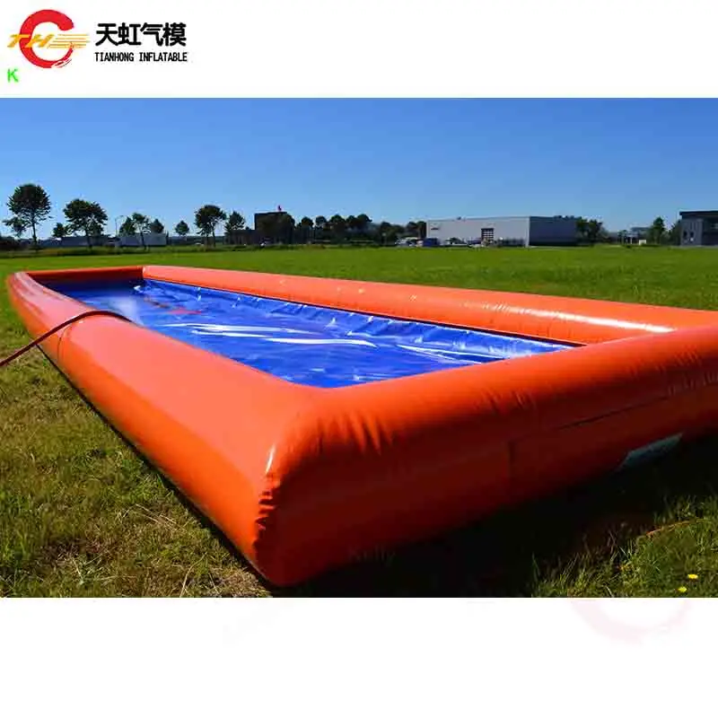 Spedizione Rapida: Piscina Gonfiabile da 50 Piedi per Skimboard, Giochi di Wakeboard, Scivolo d'Acqua Ermetico