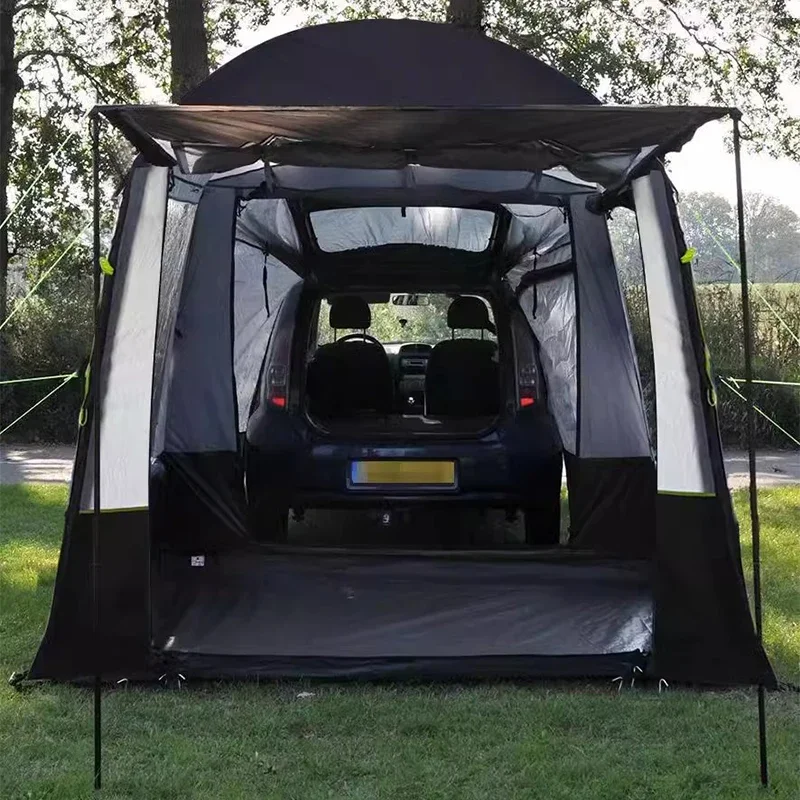 Self-driving travel tent outdoor camping multi-purpose inflatable integrated car tail tent side trunk rain and sun protection