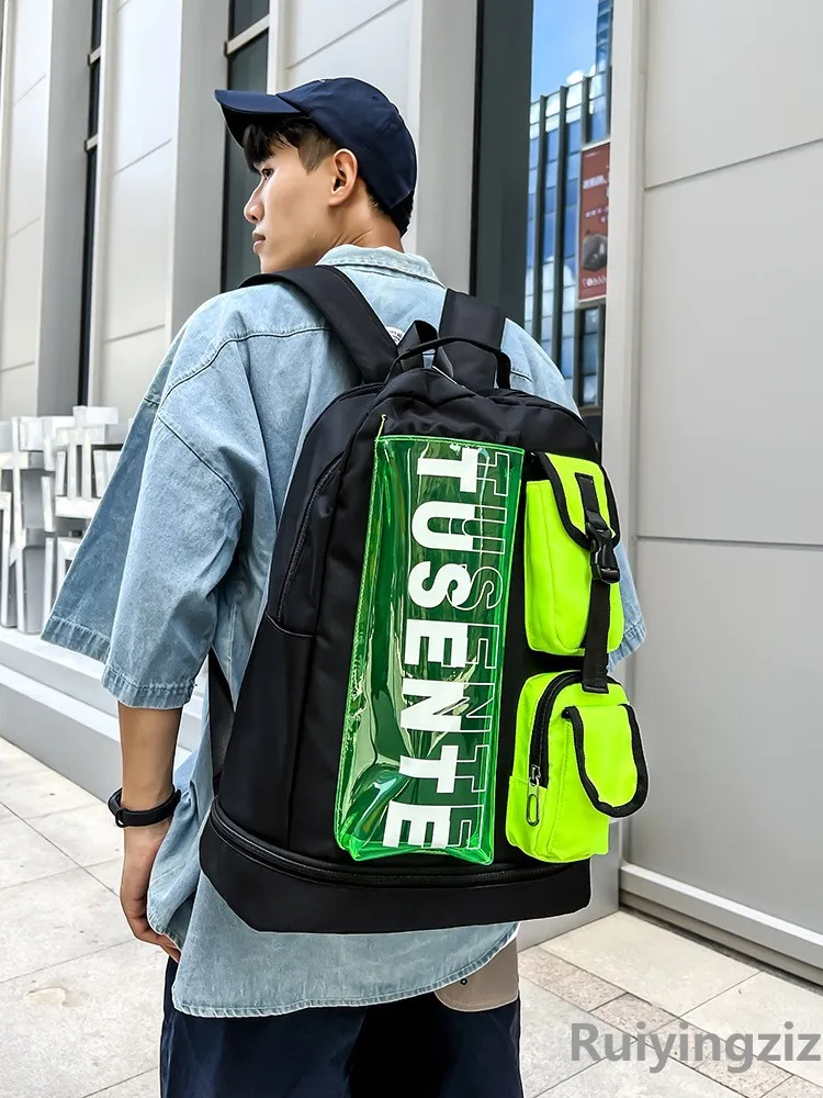 Badminton Backpack Fitness Bag Men Women Fashion Sports Backpack Women's Beautiful Tennis Bucket Bag Children's Training Bag