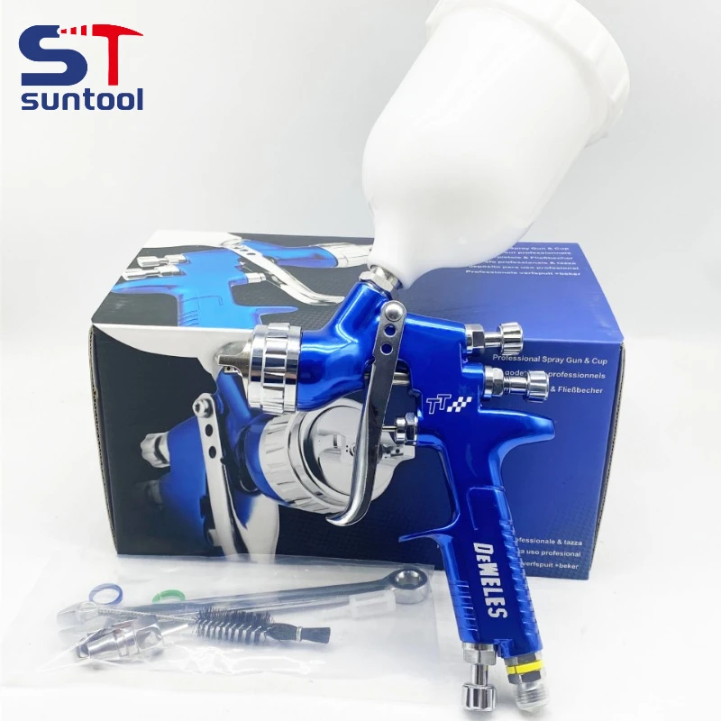 Suntool Spray Gun GFG TT Upper Pot Automotive Topcoat High Atomization Paint Pneumatic Tools Sheet Metal Topcoat Spray Gun