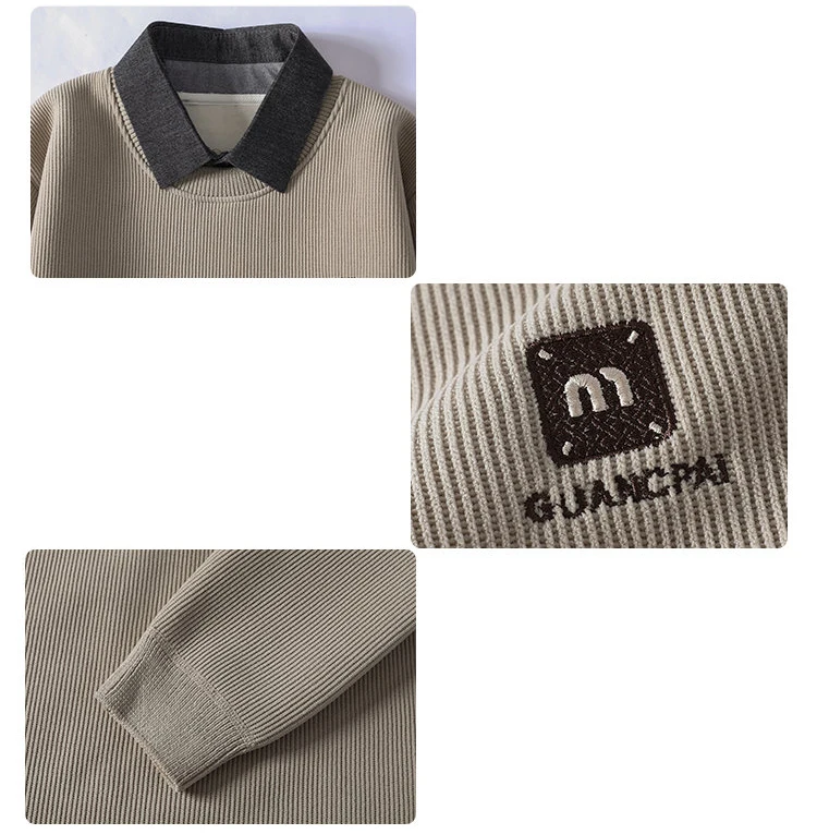 الخريف موضة سترة الرجال الملابس البلوز الرجال الشارع الشهير عادية متماسكة الرجال لاعبا الربيع الذكور البلوز بلون #5