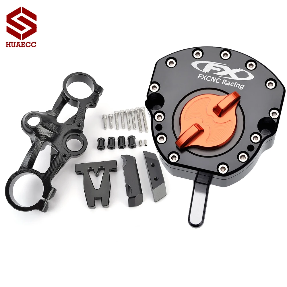 

CNC RC250 RC390 Reversed Safety Steering Damper with Mount Bracket for k-tm RC 390 250 All Years