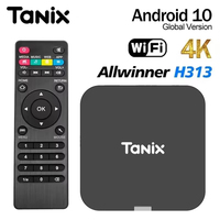 Tanix TX1 H313 Allwinner Quad Core Android 10.0 4K HDR Mini Game TV Stick Wifi RAM 1G 2G ROM 8G 16G Smart TVBox