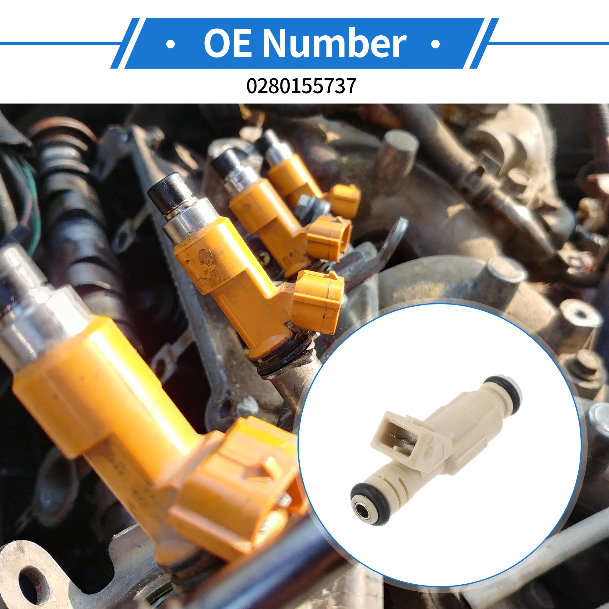 

UXCELL 1 шт. No 0280155737 Топливная форсунка для Pontiac Bonneville 3.8 1996-2003 гг.