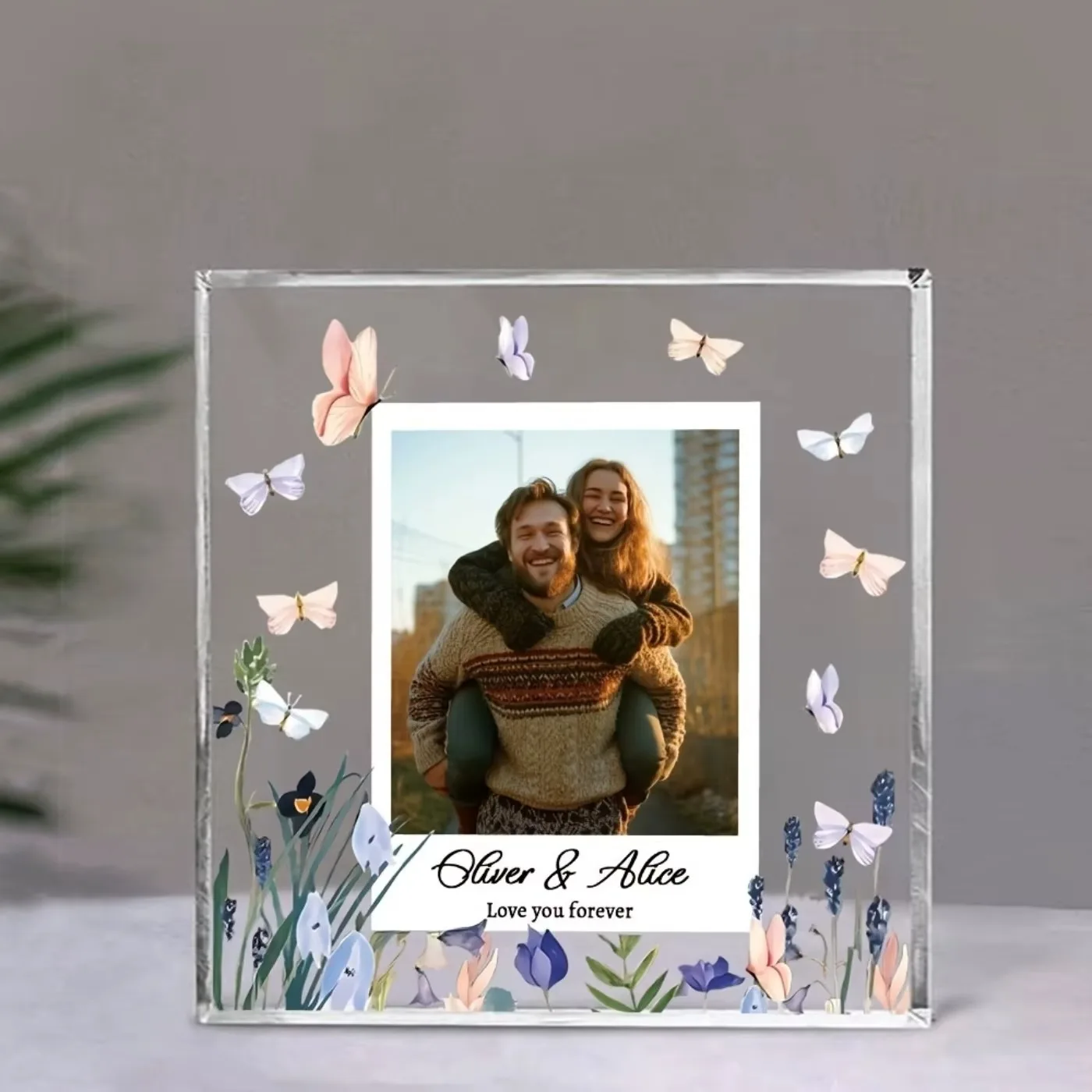 CustomPhoto Custom,  2D Acrylic Desk Name Plate, Dustproof & Waterproof, Home Decor, Ideal Gift (Only Decoration)