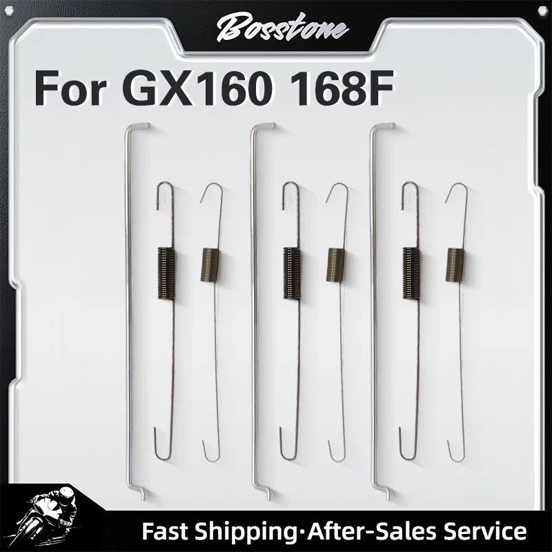

3Sets Throttle Governor Rod Spring For Honda GX120 GX140 GX160 GX200 5.5 6.5HP168F 170F Lawn Mower Parts Engine Accessory