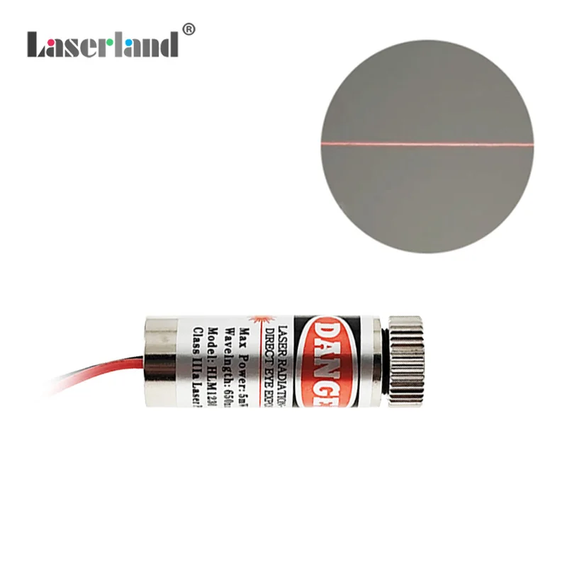 

Focusable 3VDC 635nm 5mW Orange Red Line Generator Laser Diode Module 60