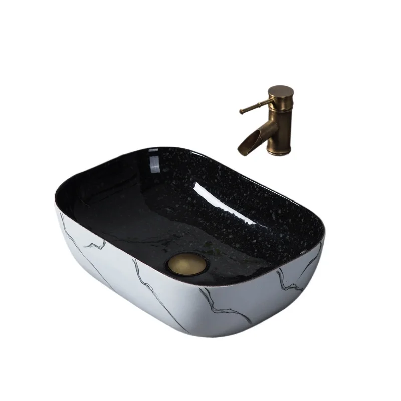 

Nordic cement wind art stage basin bathroom household washbasin balcony washbasin