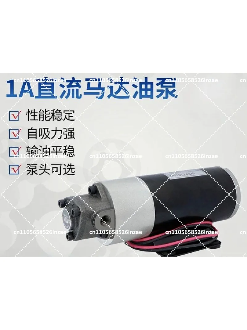 12V/24V DC Diesel Oil Pump Electric Hydraulic Micro Gear Pump for Oil Transfer AC 220V Compatible