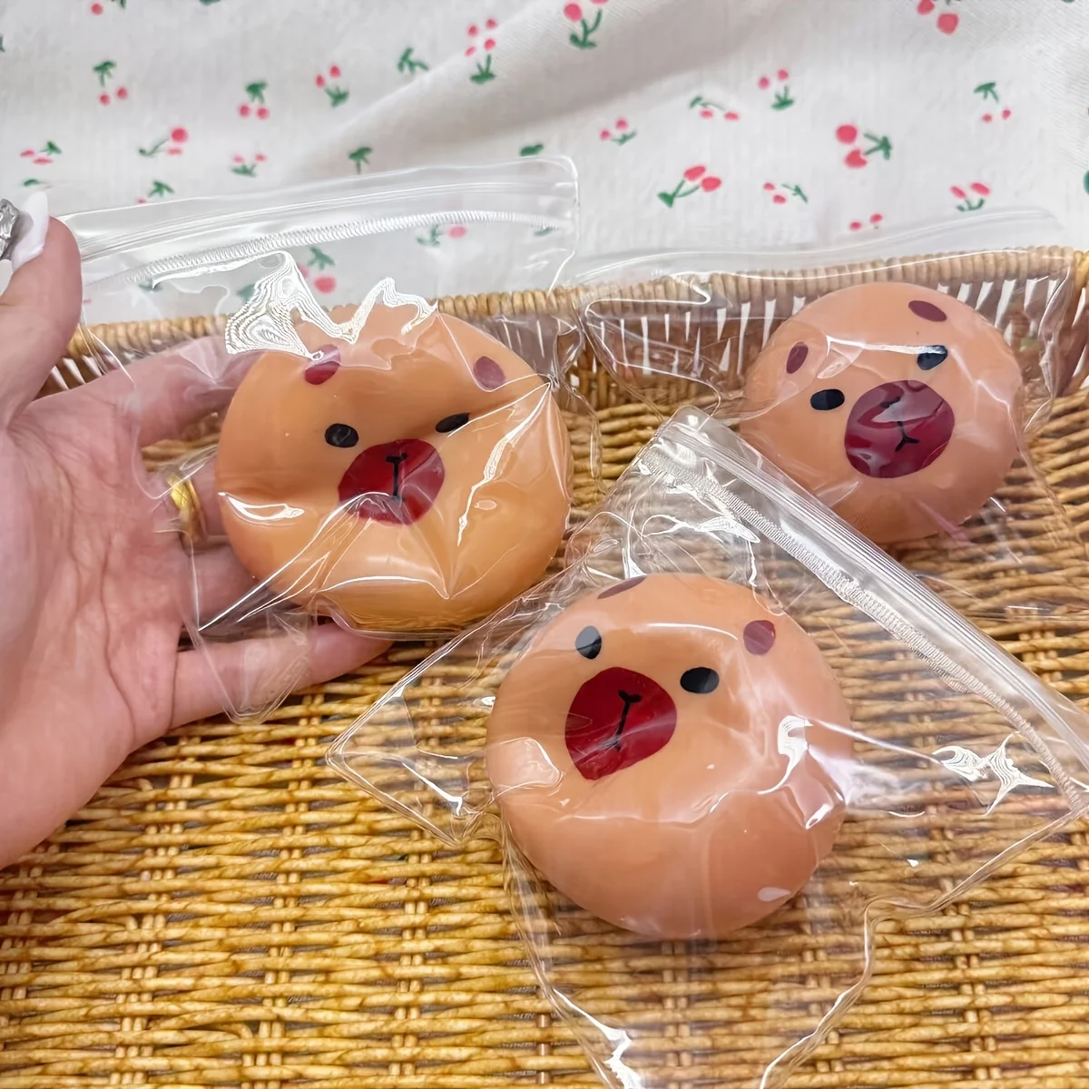 كابيبارا اسفنجي لعبة انتعاش بطيء لطيف الدب البني الحيوان الإجهاد الإغاثة تململ اللعب الحسية للأطفال الكبار الضغط هدية #4