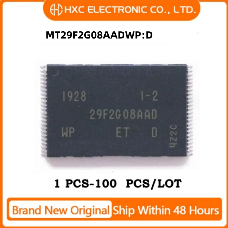 1PCS/5PCS/10PCS/50PCS MT29F2G08AADWP:D TSSOP-48 MT29F2G08AADWP Brand New Original IC CHIP