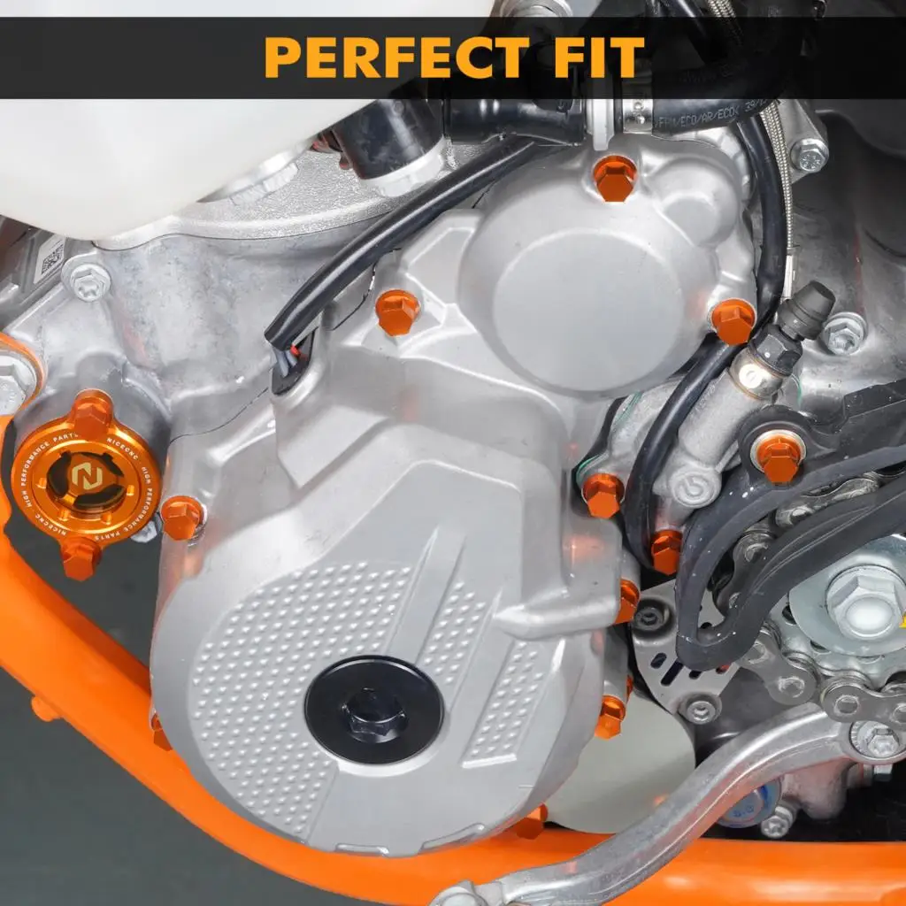 For 2019-2022 KTM 790 890 Adventure 790 890 Duke Engine Bolt Kit Ignition Cover Clutch Cover Oil Filter Water Pump Cover Bolt view 3