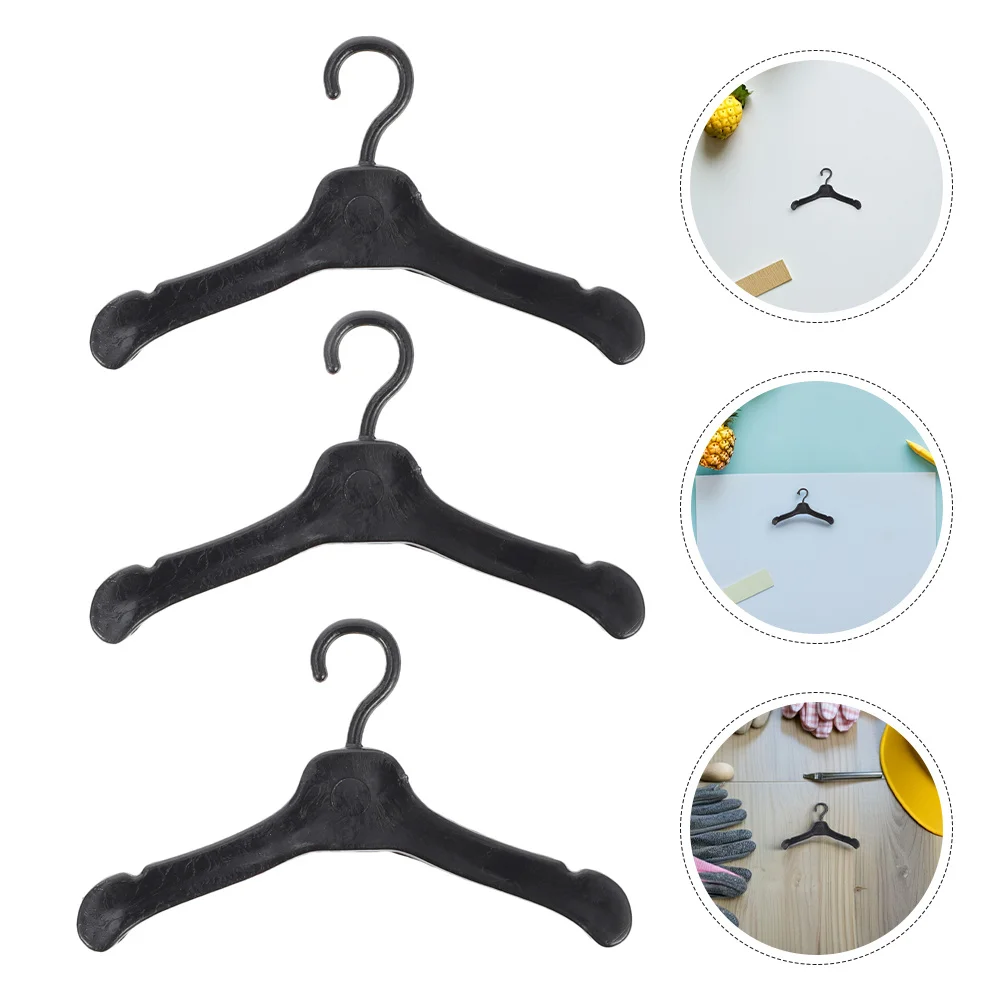 

80Pcs Mini Clothes Hangers Easy Installation Sturdy Plastic for Organizing Outfits and Small Decorative Items Tiny Hangers