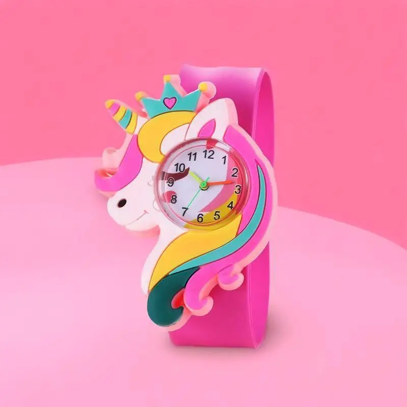 Cute Cartoon Animals Children's Watch Candy Color Silicone Band Silicone Gift Watch for Boys and Girls Reloj Infantil Relogio