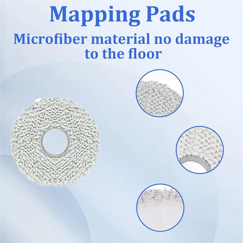 ABVI-For Ecovacs Deebot T50 Max/T50 Pro/T50 Omni/T50 Pro Omni/T50 Max Pro Vacuum Main Side Brush Filters Mop Dust Bag