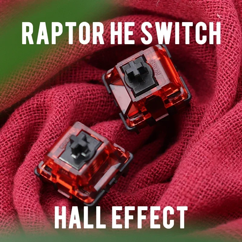 Geonworks Raptor He Gaming Switch Magnetic Axis Switch 42g Raptor He Electromagnetic Trigger Linear Switch Accessory Gift