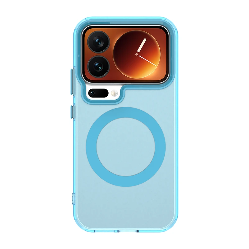 حافظة شحن لاسلكية مغناطيسية ممتصة لهاتف Xiaomi 17 Pro Max 15 14 T Pro Ultra Masgafe حافظة هاتف شفافة مقاومة للصدمات #5