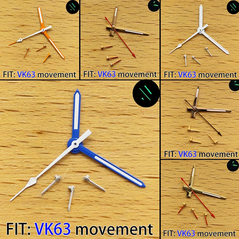 

Аксессуары для часов: стрелки для кварцевого механизма VK63, запчасти для наручных часов