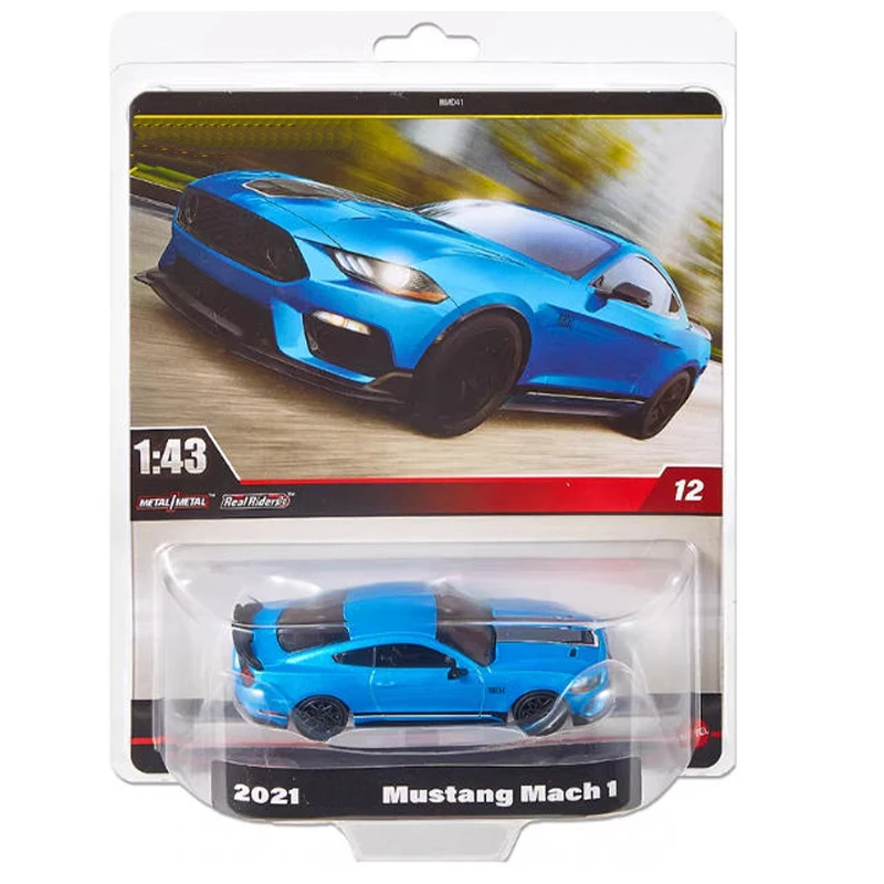 1:43 Scale 2021 Mustang Mach 1 Simulation Alloy Car Model Static Display Collectible Toy Gift Ornament Souvenir Decoartion