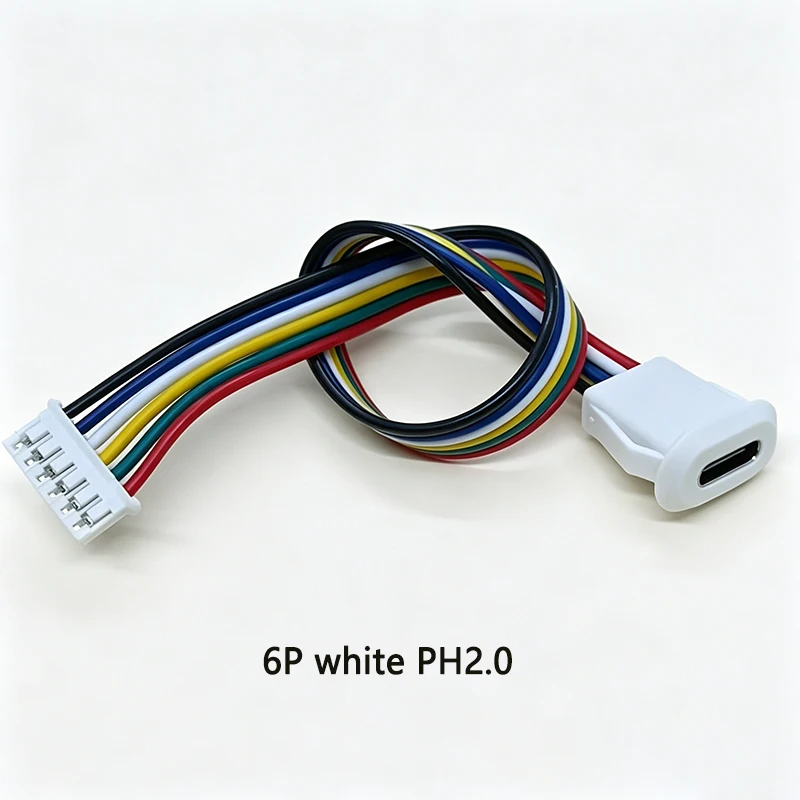  Ovaler USB-C-Ladeanschluss mit 2/4/6 Pins und Kabelbaum für DIY-Elektronik, Powerbanks und kleine Gerätemodifikationen – Detail 17
