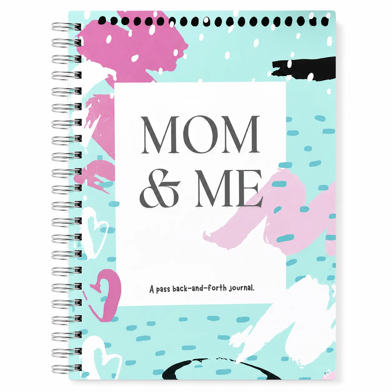 Mom and Me Spiral Bound Journal Shared Writing Notebook Mother Daughter Communication Diary Back and Forth Bonding Gift