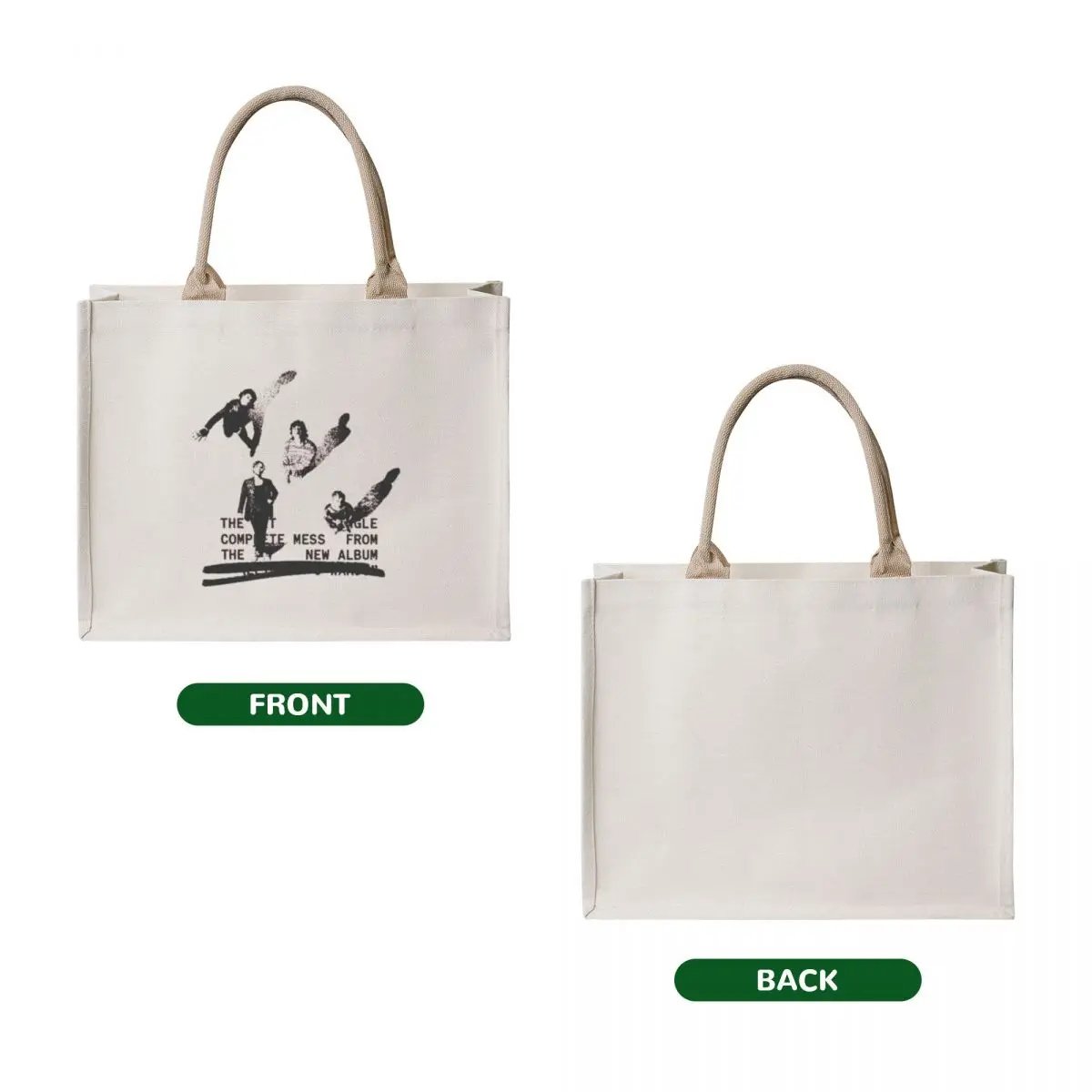 complete mess Tote Bag supermarket folding bag bags woman 2025 canvas tote bags shoping bag