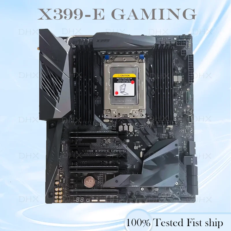 For ROG STRIX X399-E GAMING Motherboard PCI-E3.0 U.2 M.2 128GB DDR4 X399 Mainboard 100% Tested Fully Work be shipp quickly DH