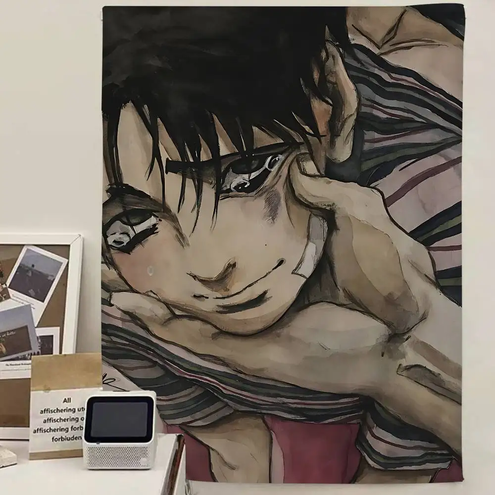 Anime Killing S-StalkingS Tapestry Art Printing Japanese Wall Tapestry Anime Wall Hanging Home Decor