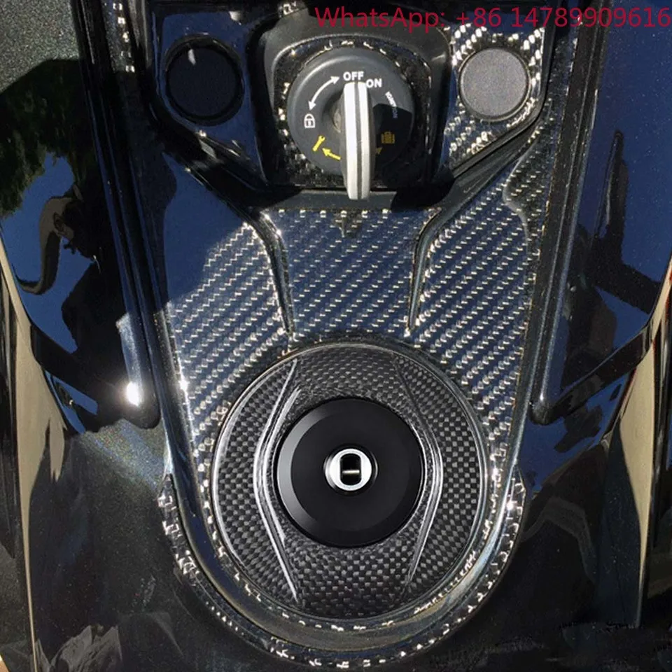 New 3-Wheel Motorcycle Carbon Fiber Fuel Tank Cap Black Quick Lock Oil Filler Cap For CAN-AM Spyder F3/F3S/F3 L/F3 Ltd 2015-2025