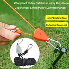 rope clip hanger ratchet