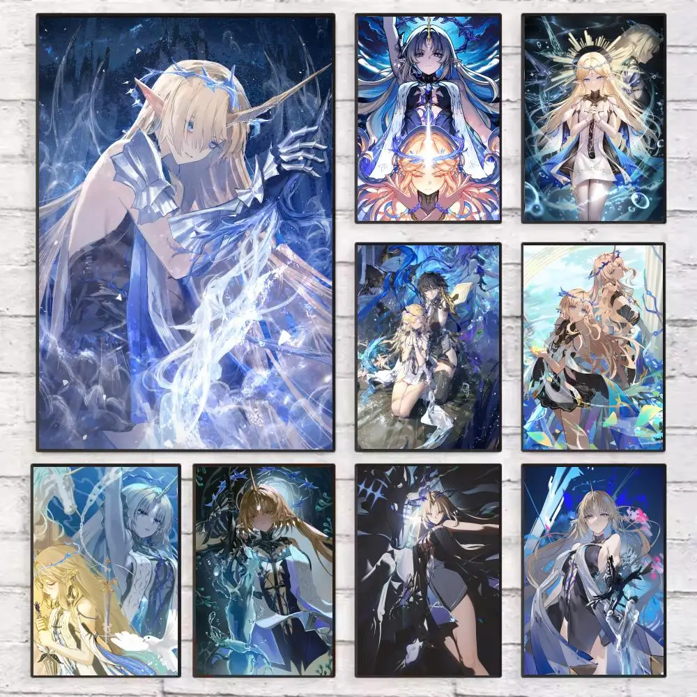 

Fleurdelys figure Wuthering Waves Poster Wall Art Sticky for Living Room Bedroom Office Hallway Bar Home Decor Gift Idea