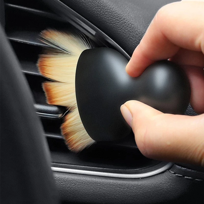 Car Interior Cleaning Brush Air Conditioner Dashboard Air Outlet Gap Dust Removal Soft Brush Car Slit Cleaning Tools Accessories