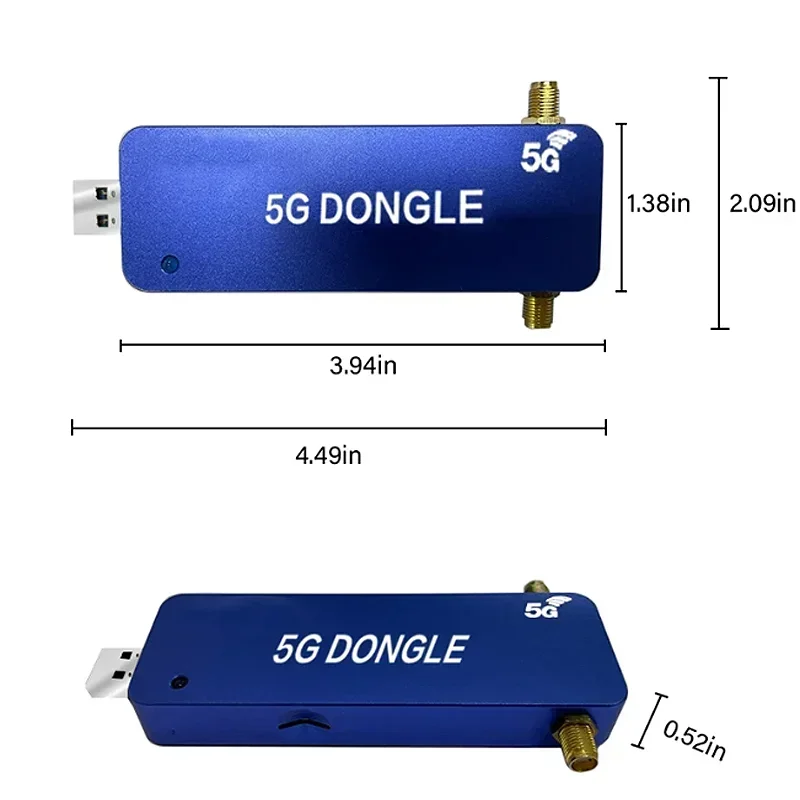 New 5G dongle usb with sim slot high speed 5G LTE Removable external 5g antenna for industrial LTE & Personal