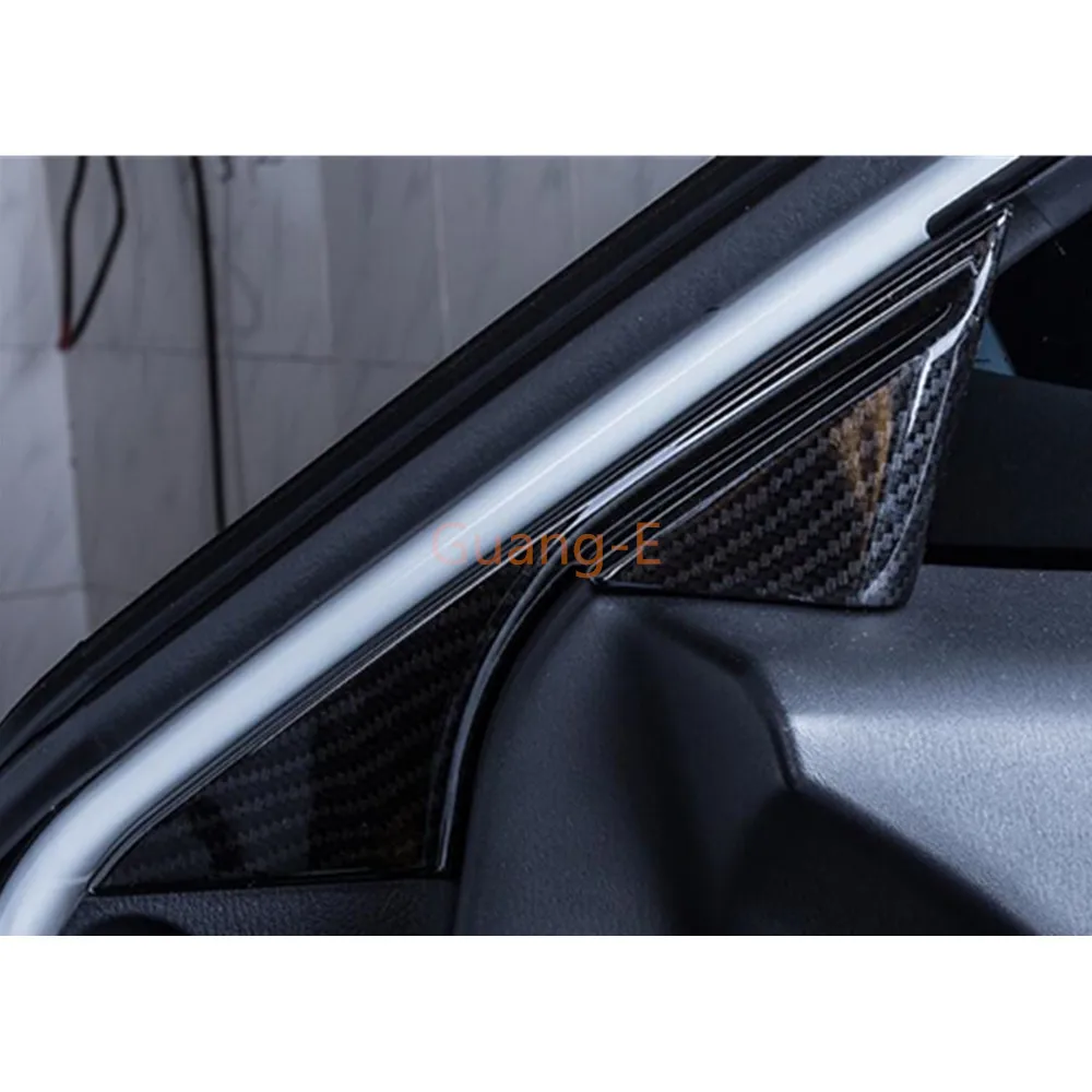 Sticker A Column Audio Speak Window Windshield Side Triangle Lamp Trim 2Pcs For Mazda 6 Mazda6 Atenza 2020 2021 2022 2023