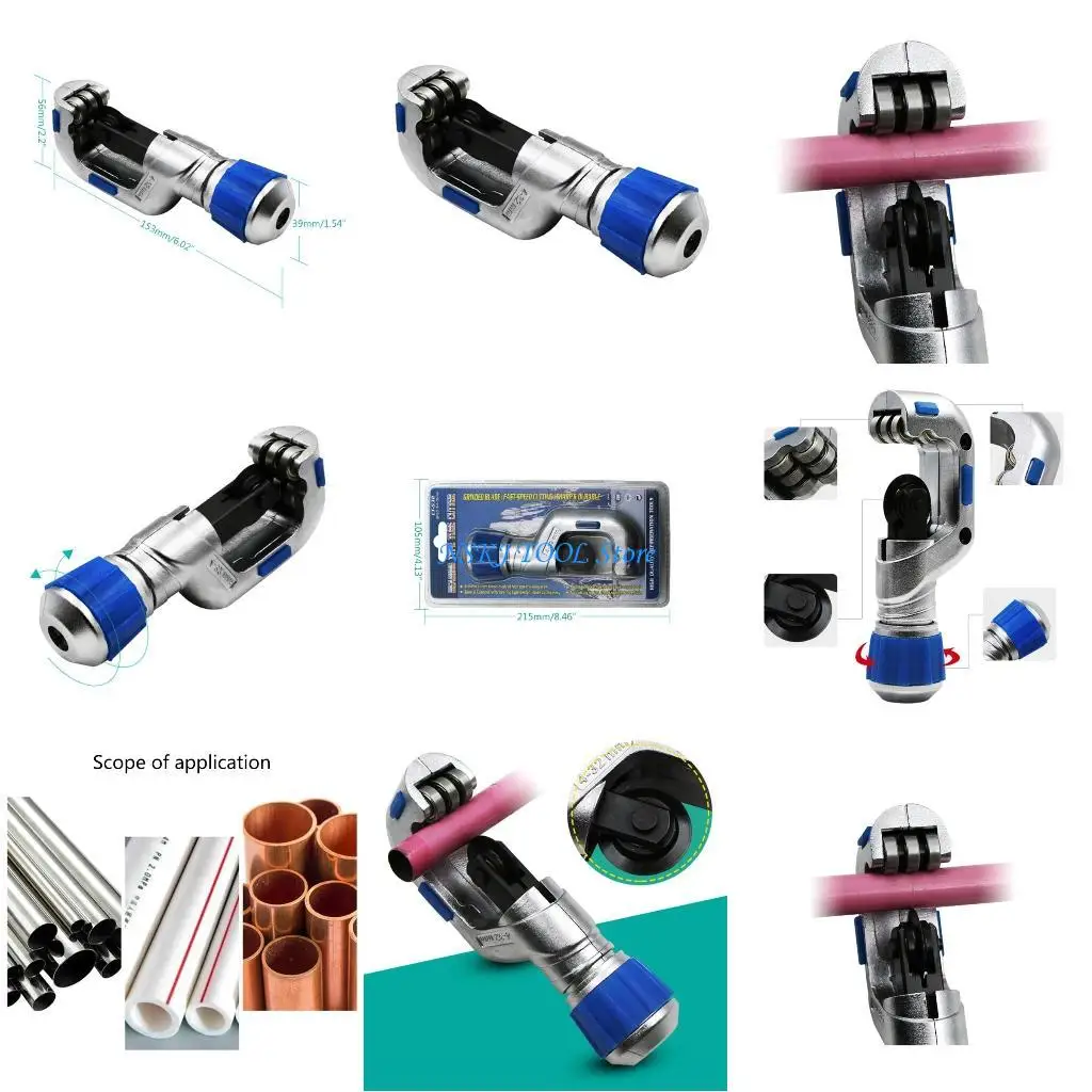 L8RC Tagliatubi per cuscinetti Hobbing Circolari Lama Acciaio Alluminio Ottone Tubo rame