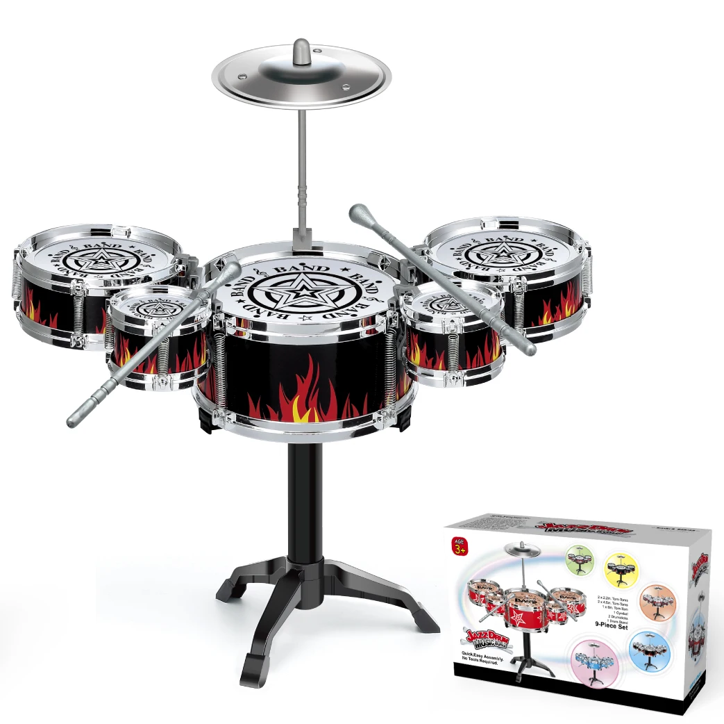 ドラム、ジャズドラム、子供と赤ちゃんのための音楽啓発、おもちゃ、模造楽器、ミュージカを練習する初心者