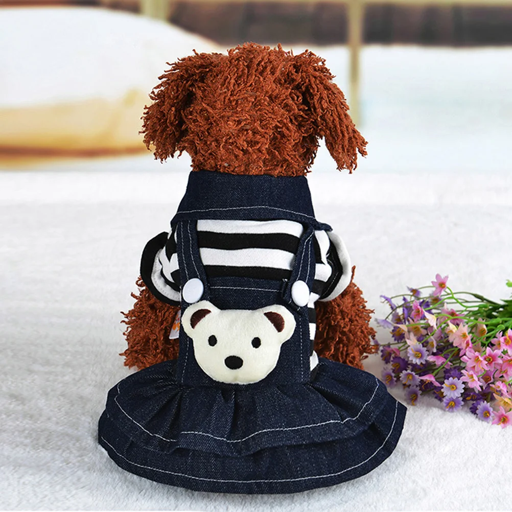 

Sling Skirt Fashion Puppy Outfits Harness Small Dogs Clothes Dress Comfortable Season Wear Girl Photography