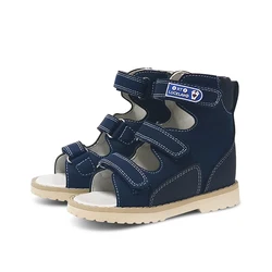 Sandalias ortopédicas para niños, zapatos con soporte para el arco, suela de EVA, calzado ligero de pie plano, talla 20 a 39, Verano