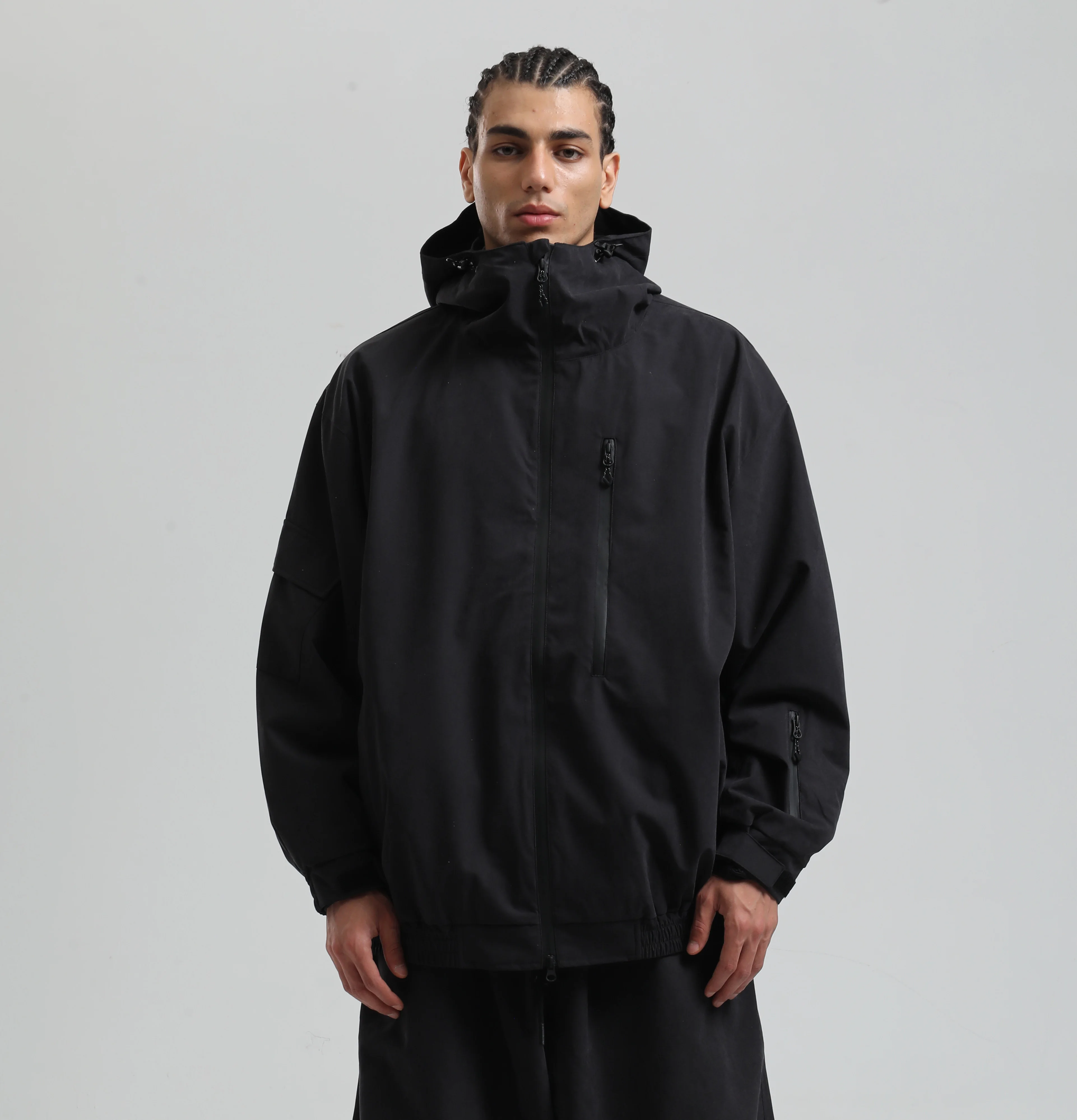 

Gsou Snow Men's & Women's Snowboard Jacket – Waterproof Ski Wear, Breathable Fleece-Lined Winter Coat, Loose Fit Workwear Style