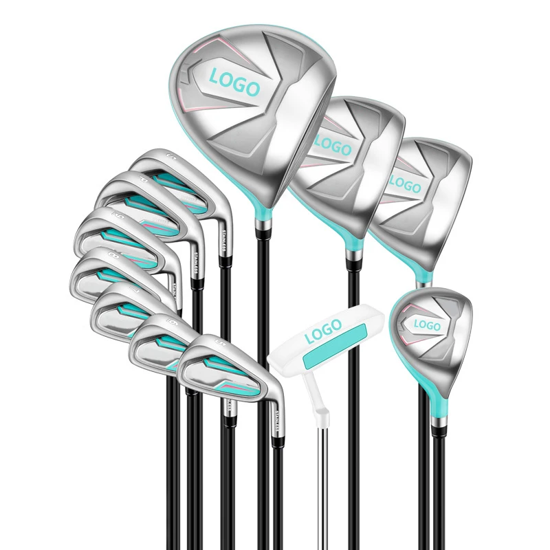 12 pcs women's right hand golf clubs beginner ladies equipment