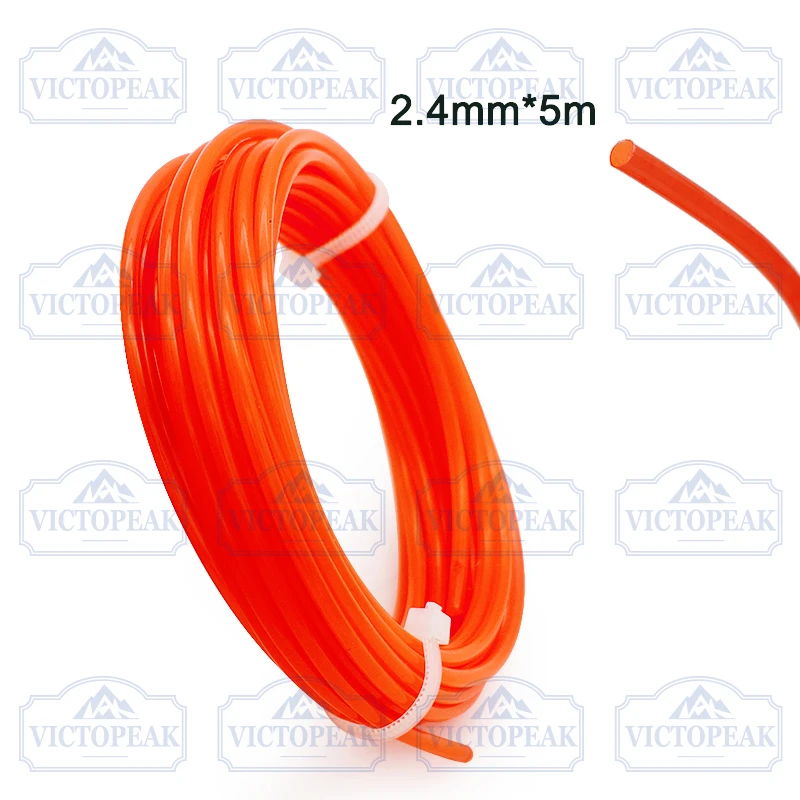 Garden Power Tool Parts Trimmer Line Brush Cutter Accessories Round 2.4mm*5m Trimmer Line view 4
