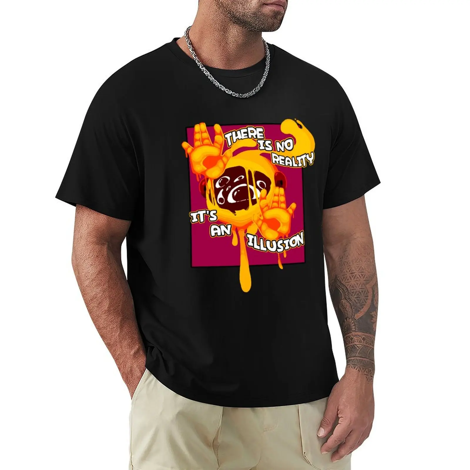 

weirdcore - no reality T-Shirt Big Size Simple T-Shirt