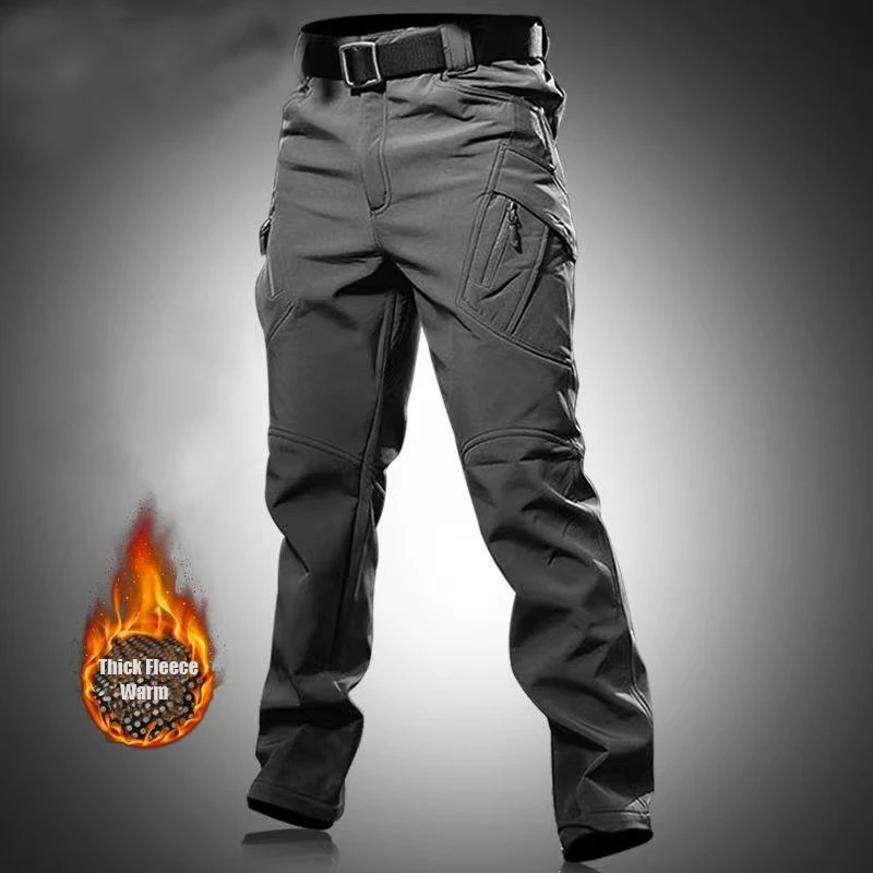 Męskie miejskie Gargo zimowe taktyczne kurtki SharkSkin spodnie do wędrówek pieszych wędkarstwo wspinaczka Trekking Casual polowanie spodnie kempingowe M-5XL