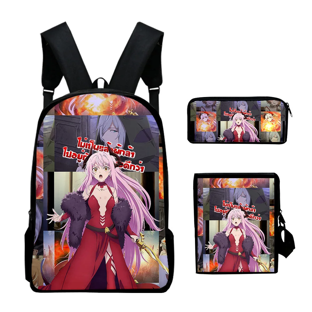 

Luxury Cool I 'm quitting heroing 3D Print 3pcs/Set School Bags Laptop Daypack Backpack Inclined shoulder bag Pencil Case