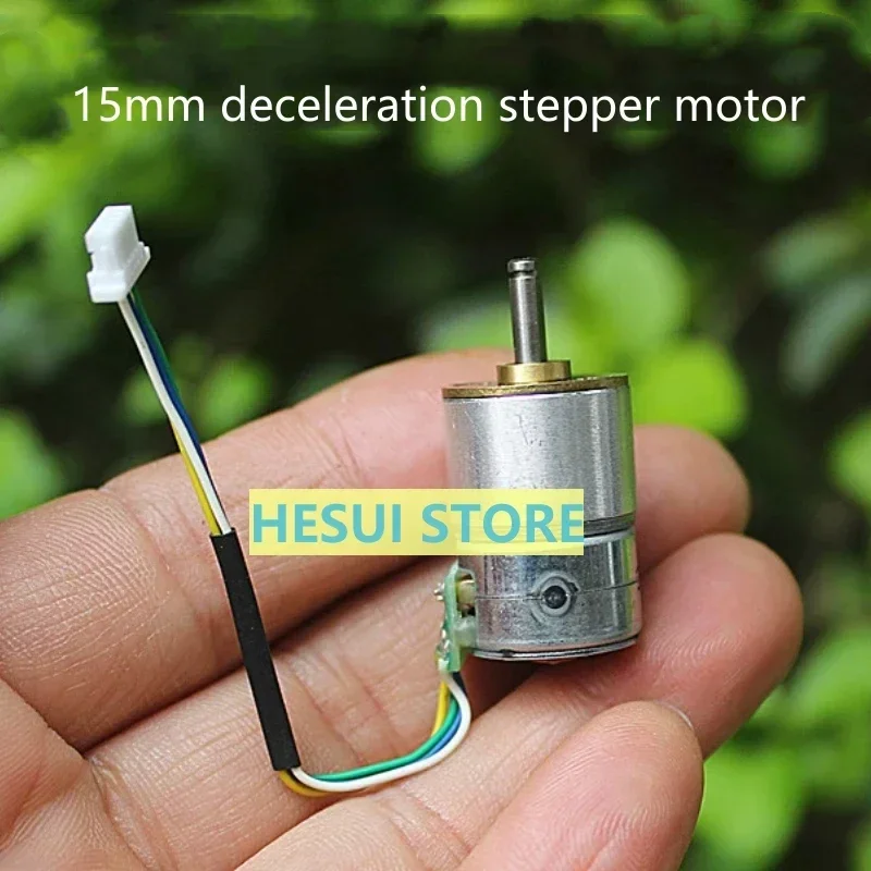 All-metal gear reduction stepper motor 15mm 2-phase 4-wire