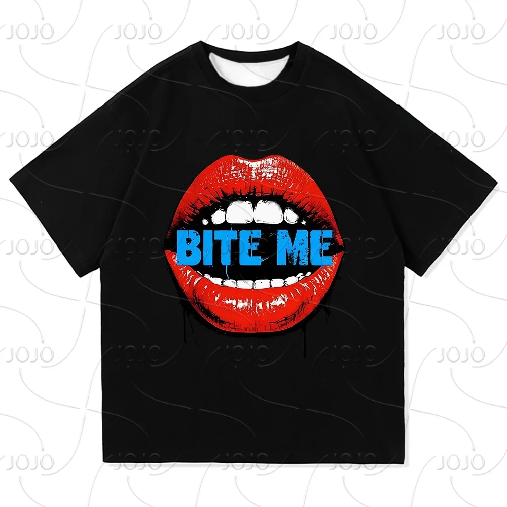 

Reneé Rapp Bite Me TShirt 2025 Retro Fashion Men/women Clothing Retro Harajuku Quick Drying Clothes Vintage Hiphop T-Shirts