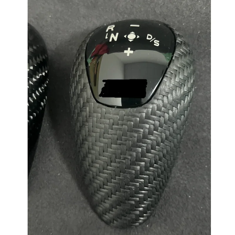 حقيقي ألياف الكربون والعتاد التحول المقبض غطاء بديل لسيارات BMW M2 M3 M4 M5 M6 F87 F80 F82 F83 F10 F12 F13 F06 #4