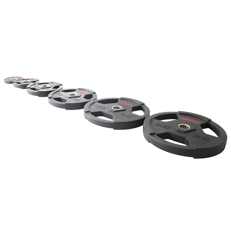 

Three Hole Sheet Gym Dedicated Home Pvc Barbell Weight Plates Discs Bumper Weight Barbell Plates for Gym Training
